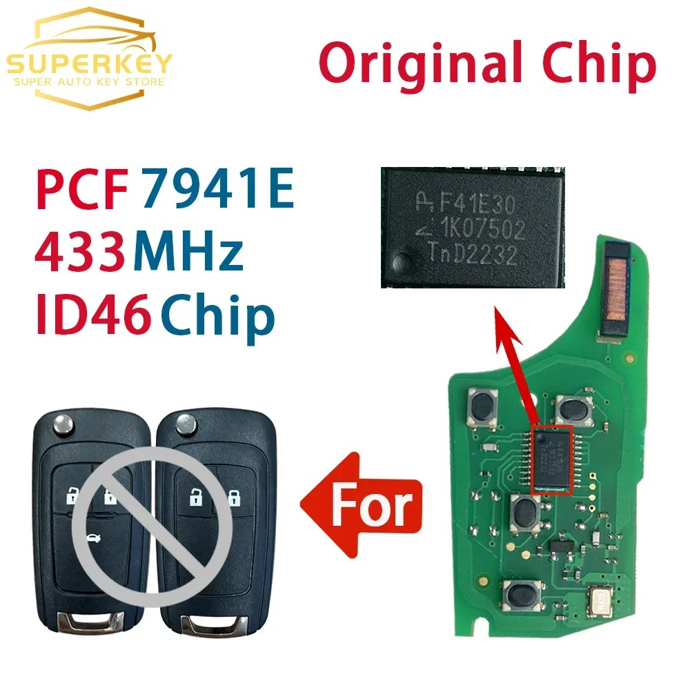 Proto Board - لوحة دوائر مفتاح السيارة SUPERKEY PCF7941E