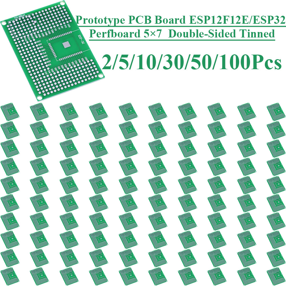 Pcb Prototyping Board - 2-100 قطعة لوحة تجارب مزدوجة الجوانب