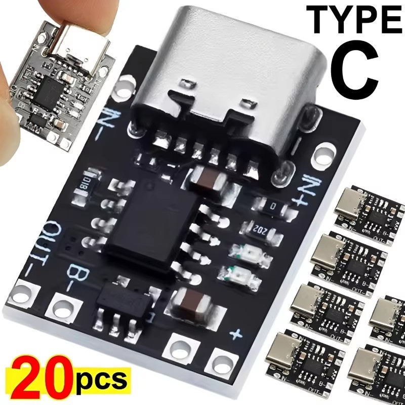 Li Ion Charger Module - 1/10/20 قطعة لوحة شحن بطارية ليثيوم