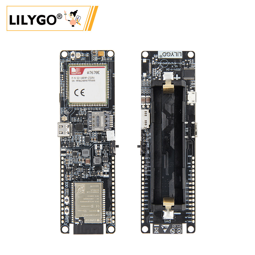 Esp32 Battery Holder Lipo - وحدة LILYGO T-A7670E ESP32، تدعم الواي
