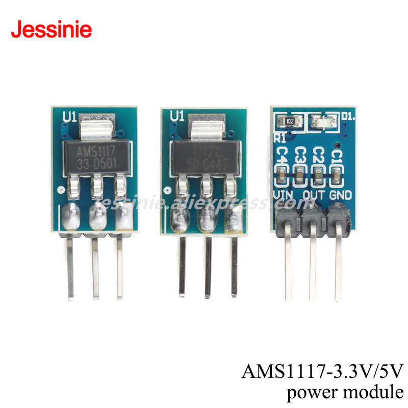 Ams1117 Module - 10 قطعة/1 قطعة AMS1117 3.3 فولت