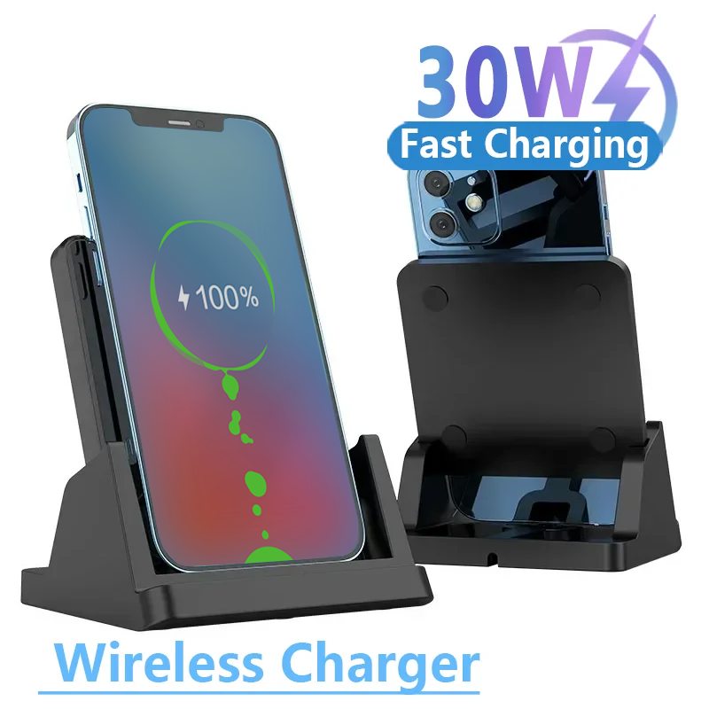 Micro Usb Cable - 30 واط شاحن لاسلكي وسادة حامل