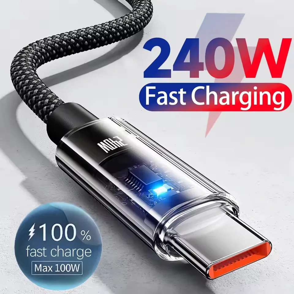 Usb C Cable - كابل شحن فائق السرعة بقوة 240