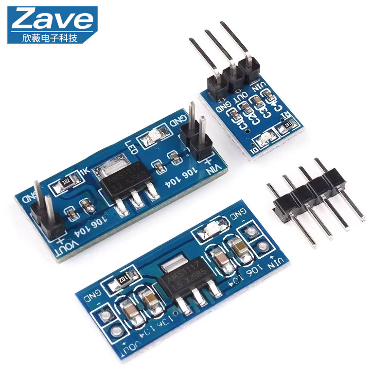 Ams1117 Module - 5 قطع وحدة إمداد الطاقة AMS1117