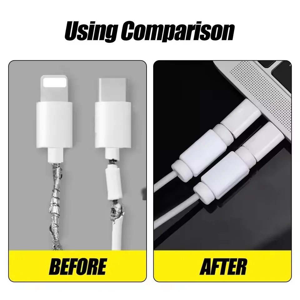 غطاء سيليكون ناعم لحماية الكاب - مراجعة Micro Usb Cable وسعره