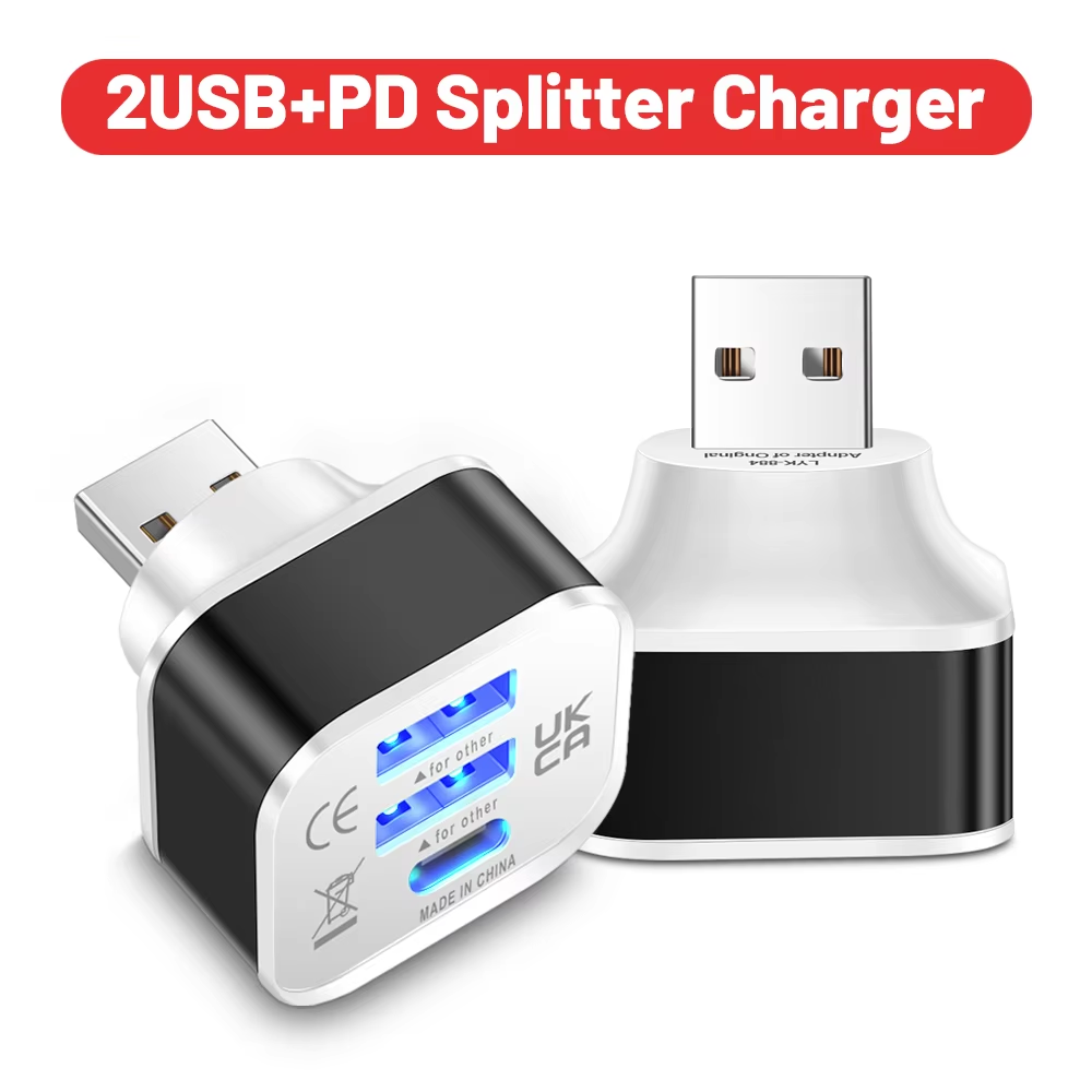 شاحن جديد بثلاثة منافذ 2.0 (2U - مراجعة Ipex Connector وسعره