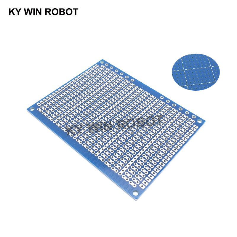 1 قطعة DIY 7*9 سنتيمتر الأزرق  - مراجعة Pcb Prototyping Board وسعره