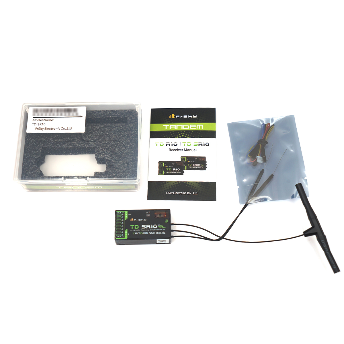 جهاز استقبال FrSky TD SR10 ثنا - مراجعة Antenna 2.4Ghz وسعره