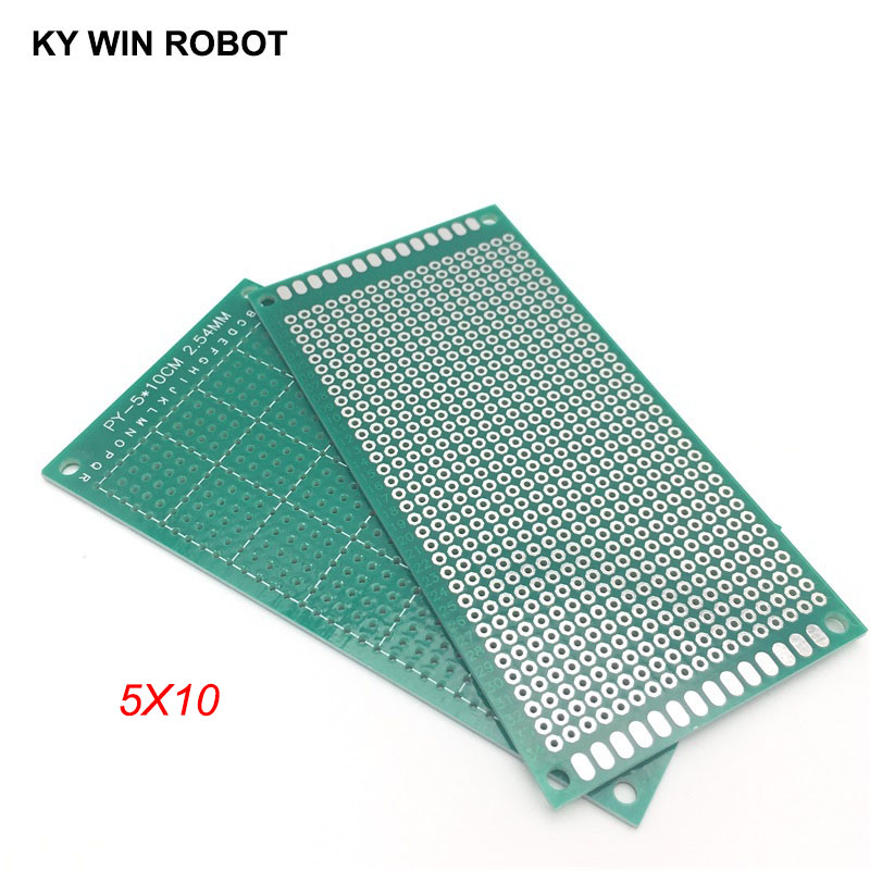 1 قطعة 5x10 سنتيمتر 50x100 ملل - مراجعة Pcb Prototyping Board وسعره