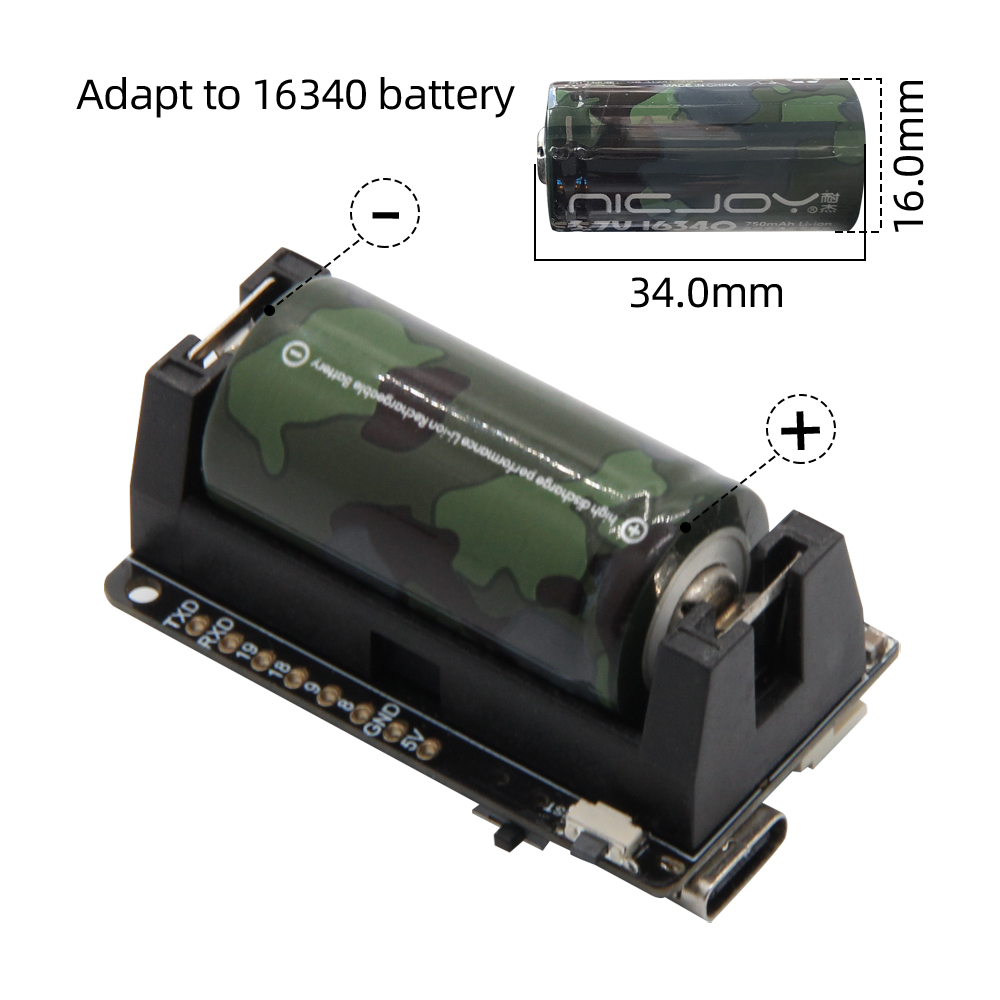 LILYGO® TTGO T-OI Plus ESP32-C - مراجعة Esp32 Battery Holder Lipo وسعره