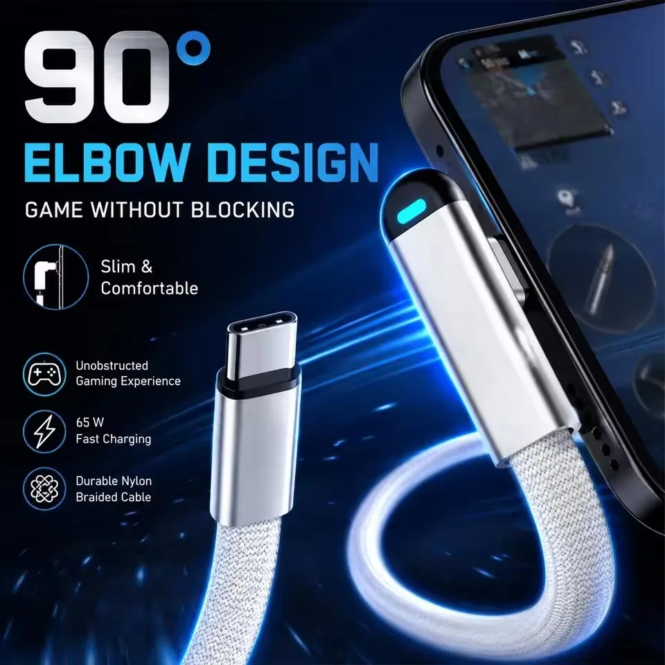 كابل شحن فائق السرعة 65 واط من - مراجعة Usb C Cable وسعره