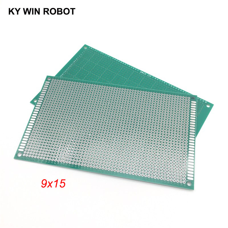 1 قطعة 9x15 سنتيمتر 90x150 ملل - مراجعة Pcb Prototyping Board وسعره