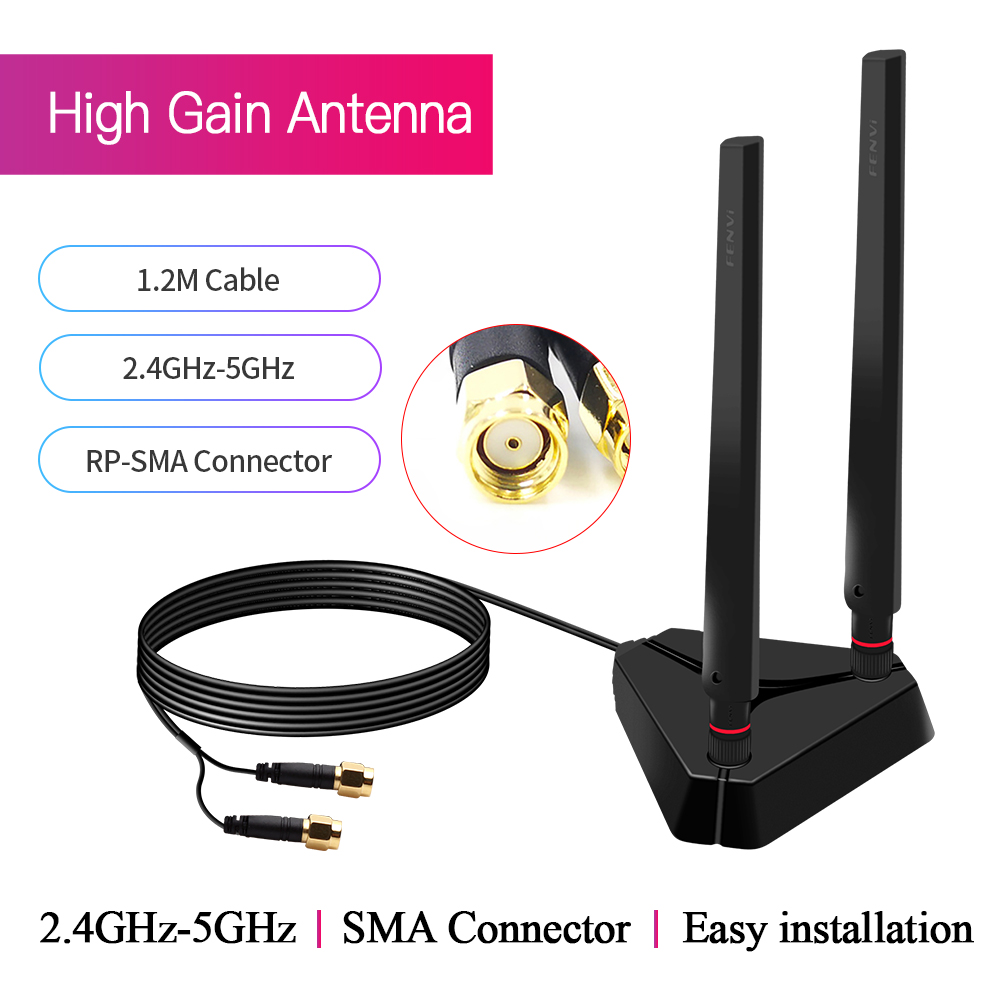 واي فاي هوائي RP-SMA ذكر موصل  - مراجعة Ipex Connector وسعره