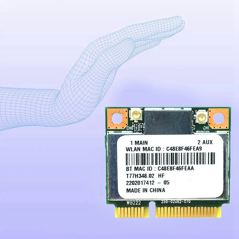 بطاقة واي فاي AR5B22 AR9462 +  - مراجعة Antenna 2.4Ghz وسعره
