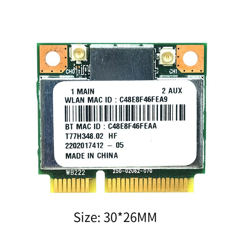 بطاقة واي فاي AR5B22 AR9462 +  - مراجعة Antenna 2.4Ghz وسعره