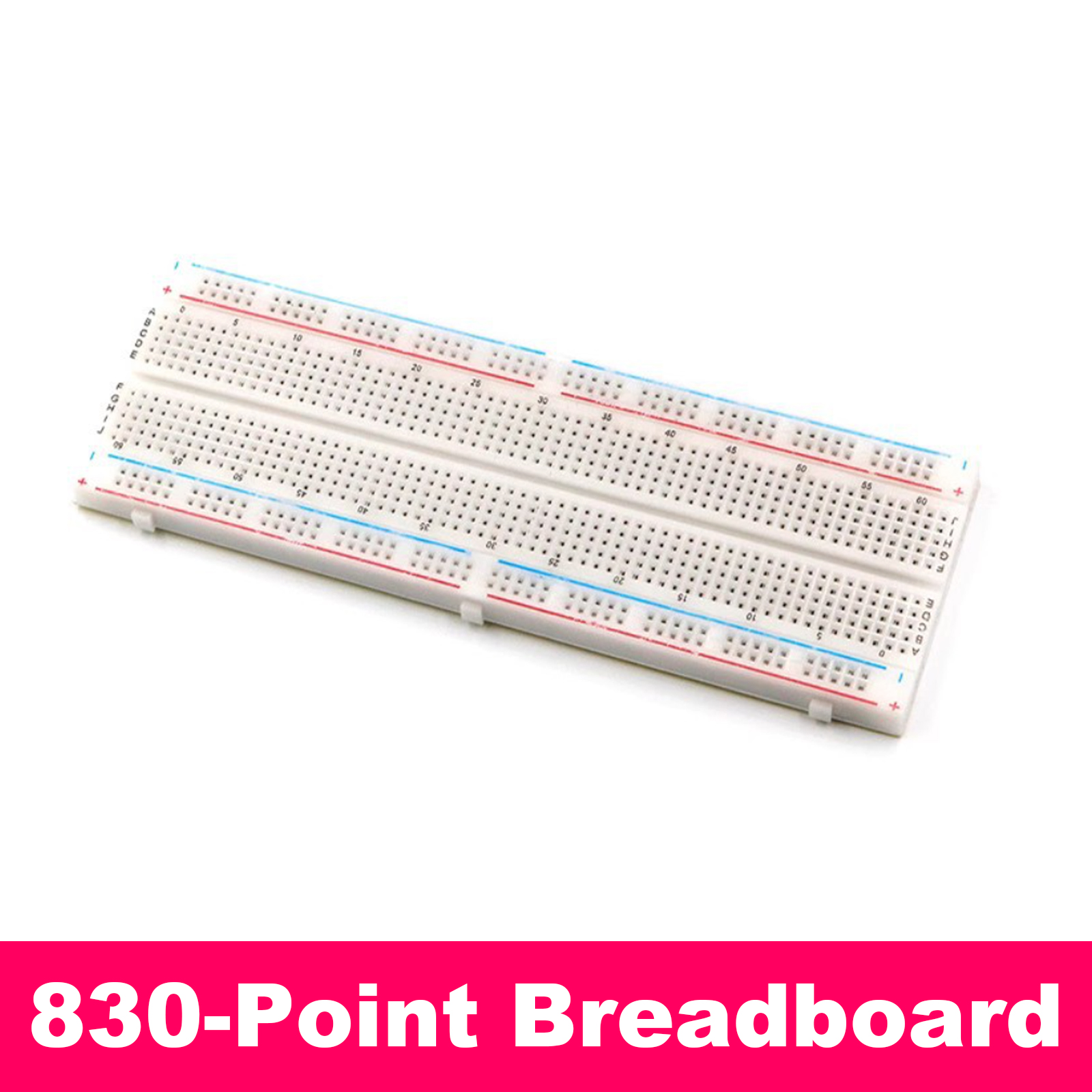 لوحة تجارب MB-102 بـ 830 نقطة  - مراجعة Breadboard 400 Point وسعره