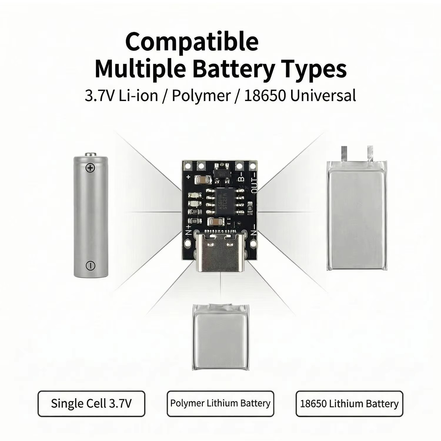 1/10/20 قطعة لوحة شحن بطارية ل - مراجعة Li Ion Charger Module وسعره