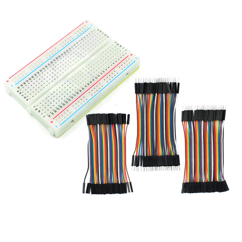 طقم لوح تجارب 400 نقطة مع كابل - مراجعة Breadboard 400 Point وسعره