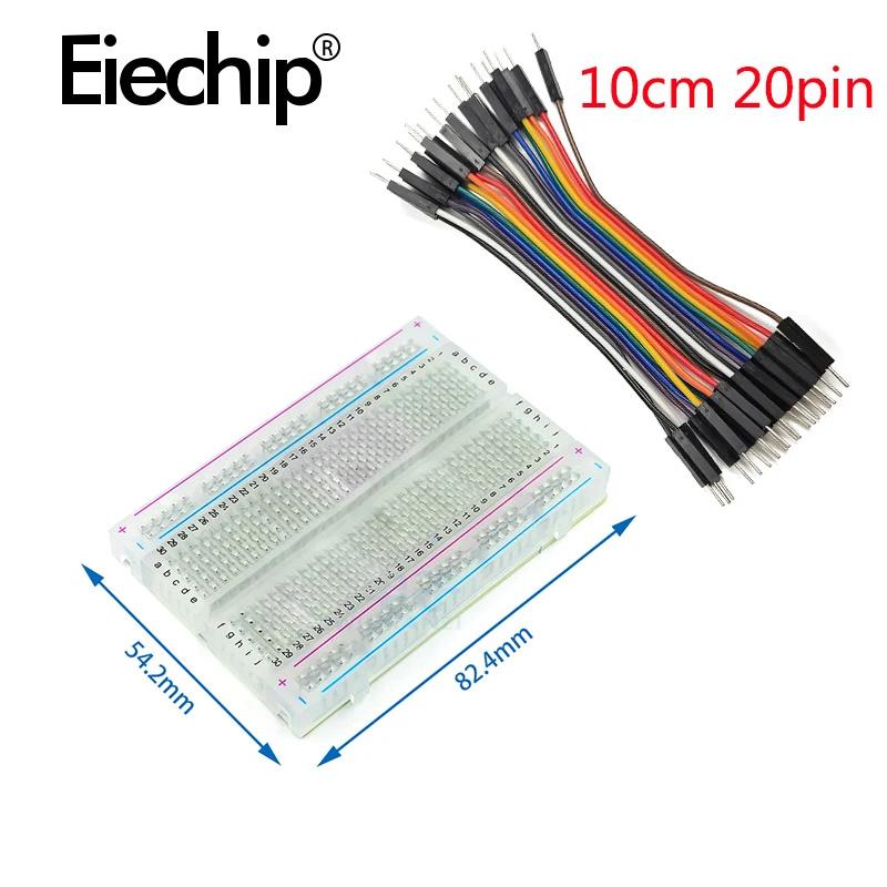 400 نقاط لحام PCB اللوح اختبار - مراجعة Breadboard 400 Point وسعره