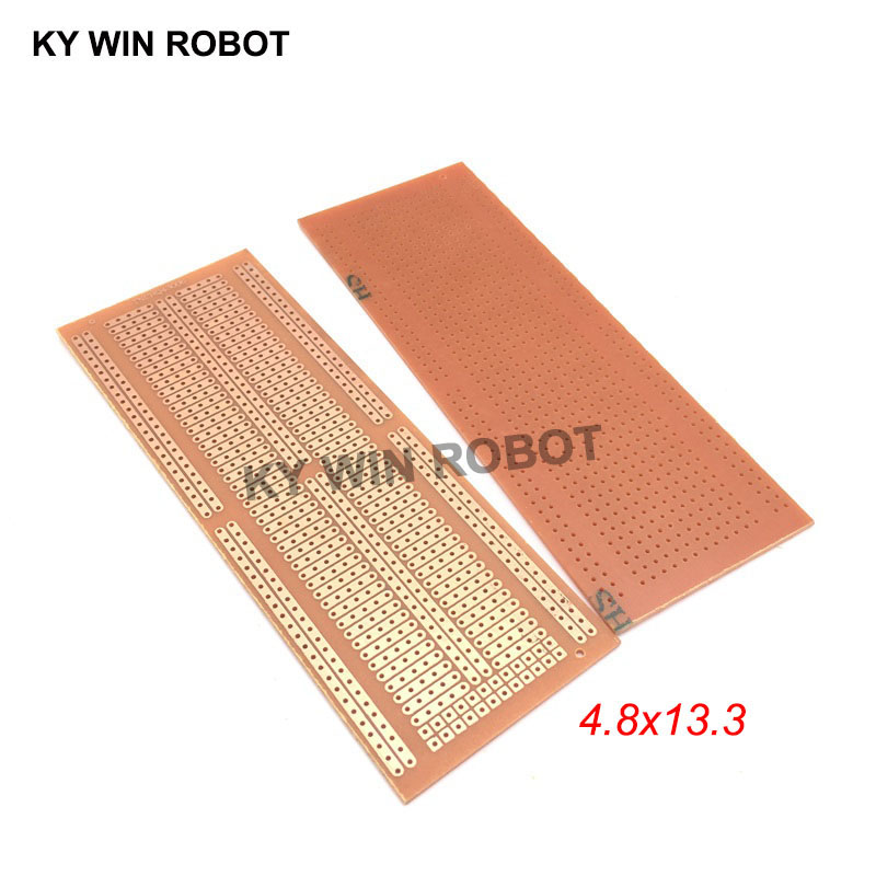 1 قطعة DIY 4.8*13.3 سنتيمتر ال - مراجعة Pcb Prototyping Board وسعره
