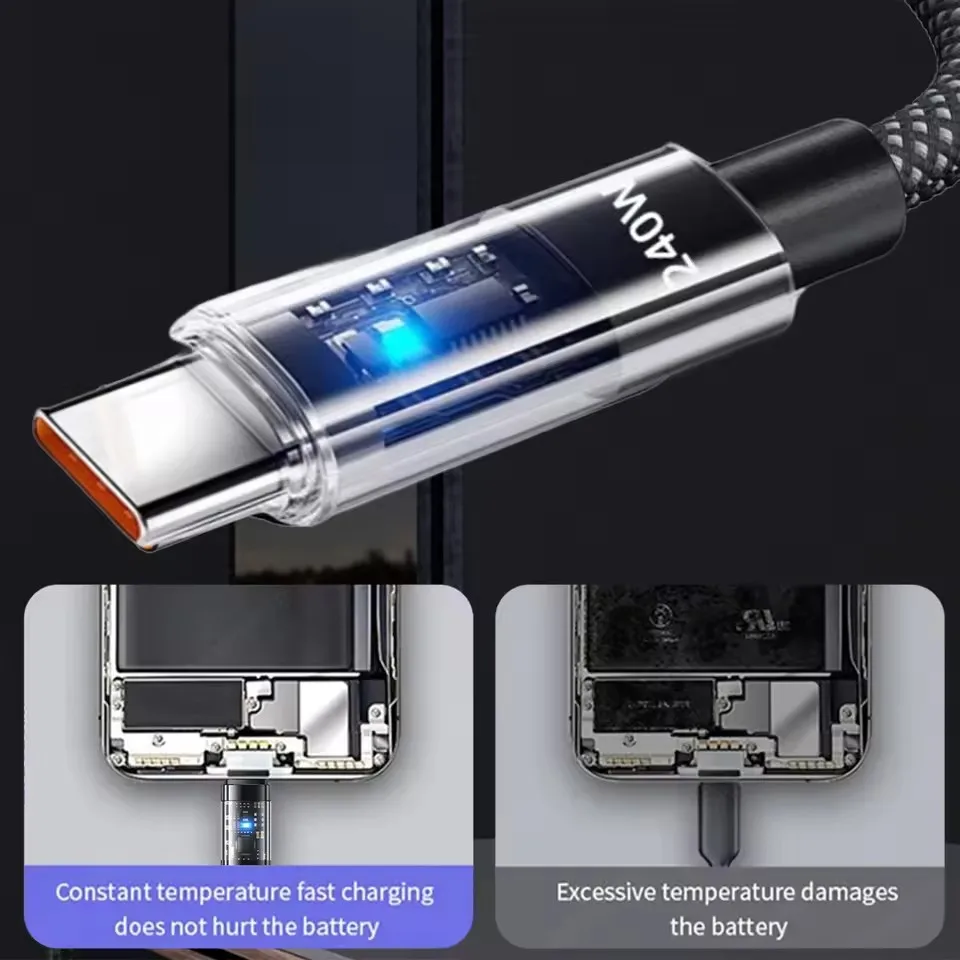 كابل شحن فائق السرعة بقوة 240  - مراجعة Usb C Cable وسعره