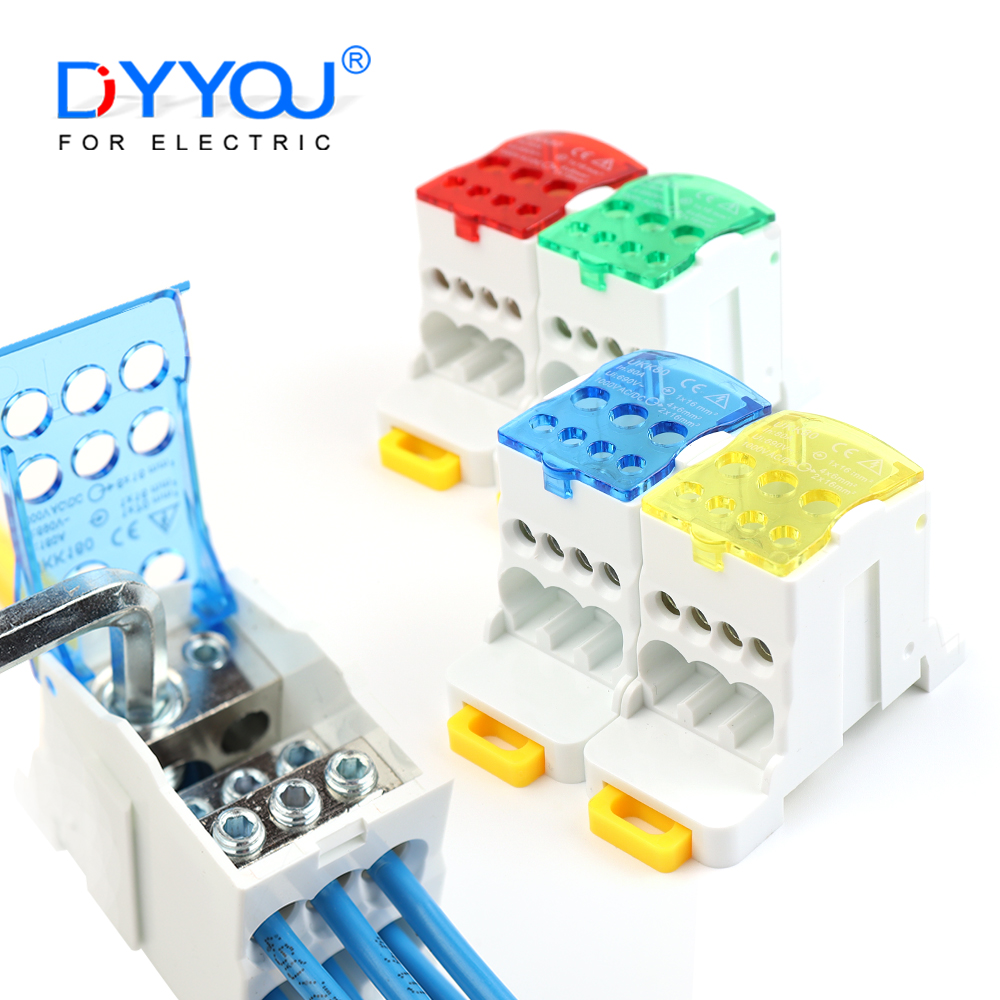 میں 6 آؤٹ ریل ٹائپ کوئیک وائر  - مراجعة Screw Terminal Block وسعره